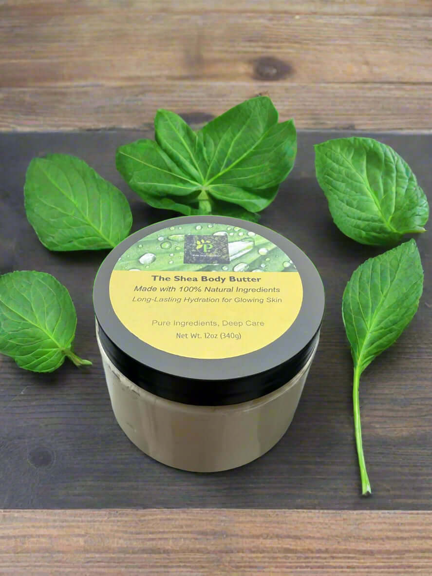 Organic Shea Body Butter – 340g (12 oz)