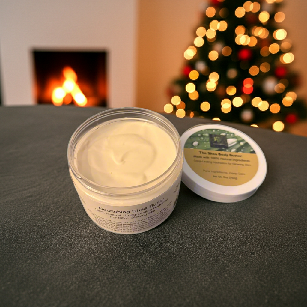 Organic Shea Body Butter – 340g (12 oz)